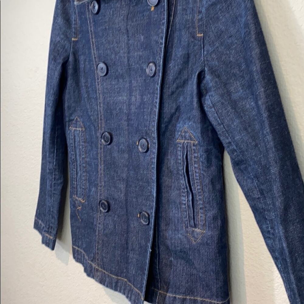 Gap Double Breasted Denim Jean Jacket - Picture 4 of 12
